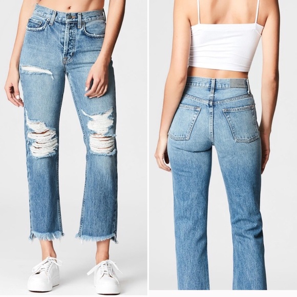 LF Carmar destroyed denim jeans - Picture 1 of 5